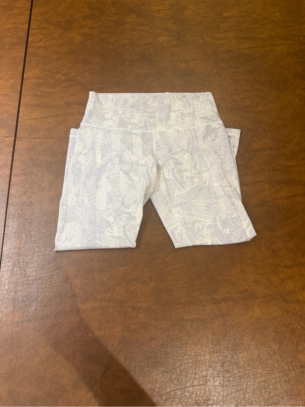 lululemon athletica Light Gray Marble High-Rise Bike Shorts